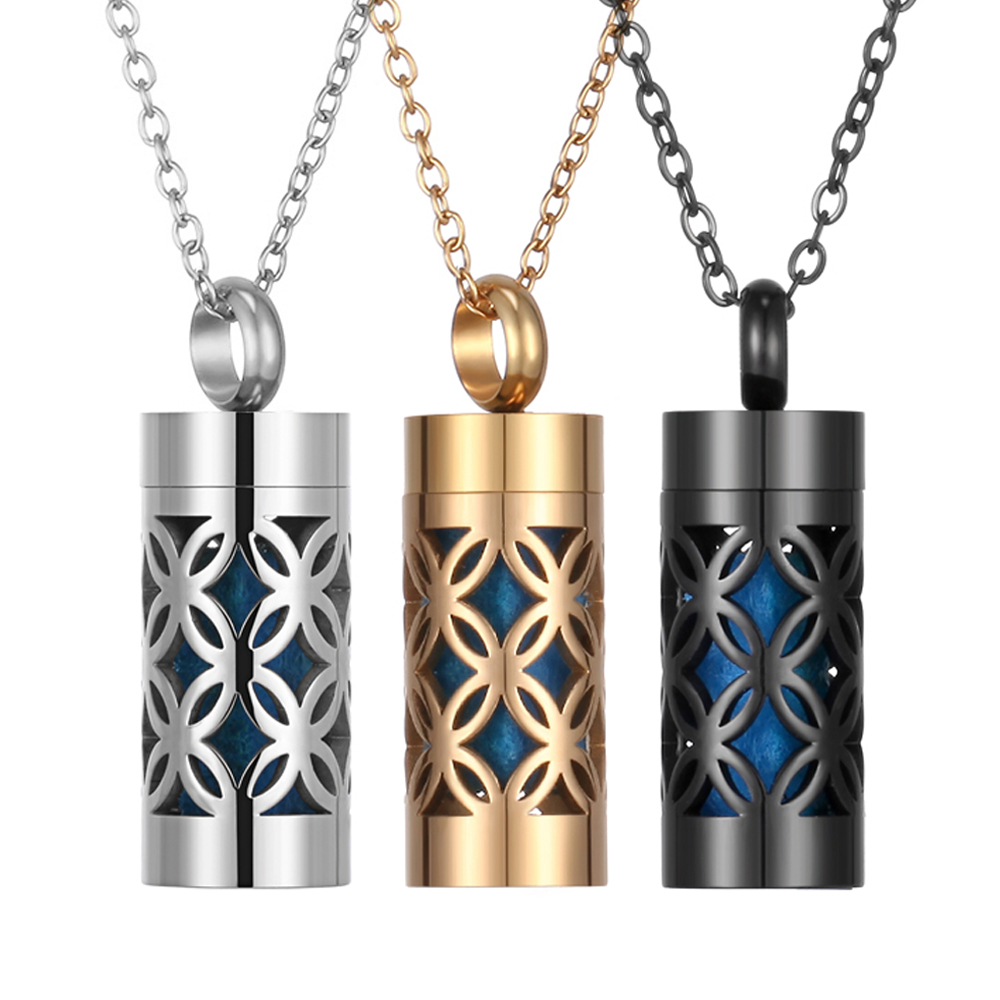 Women'S Essential Accessories - Stainless Steel Aromatherapy Necklace Diffuser Pendant