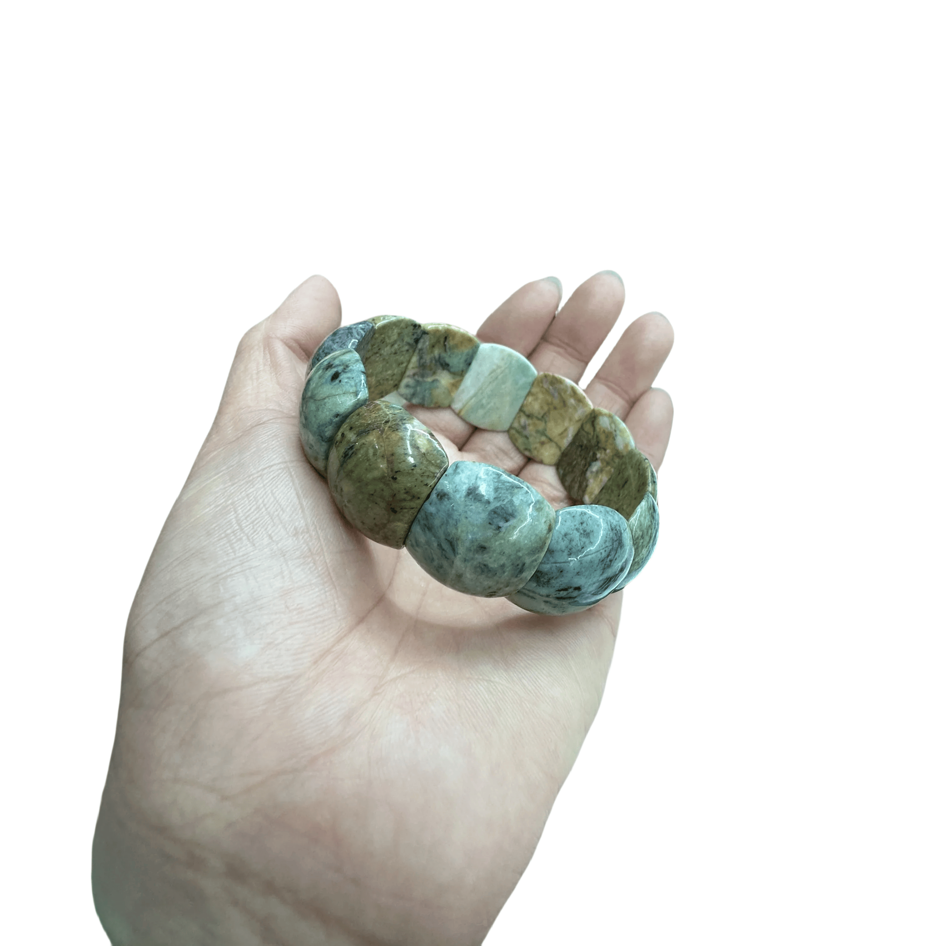 Women'S African Accessories - Natural African Turquoise Stone About19*21mm Bracelet
