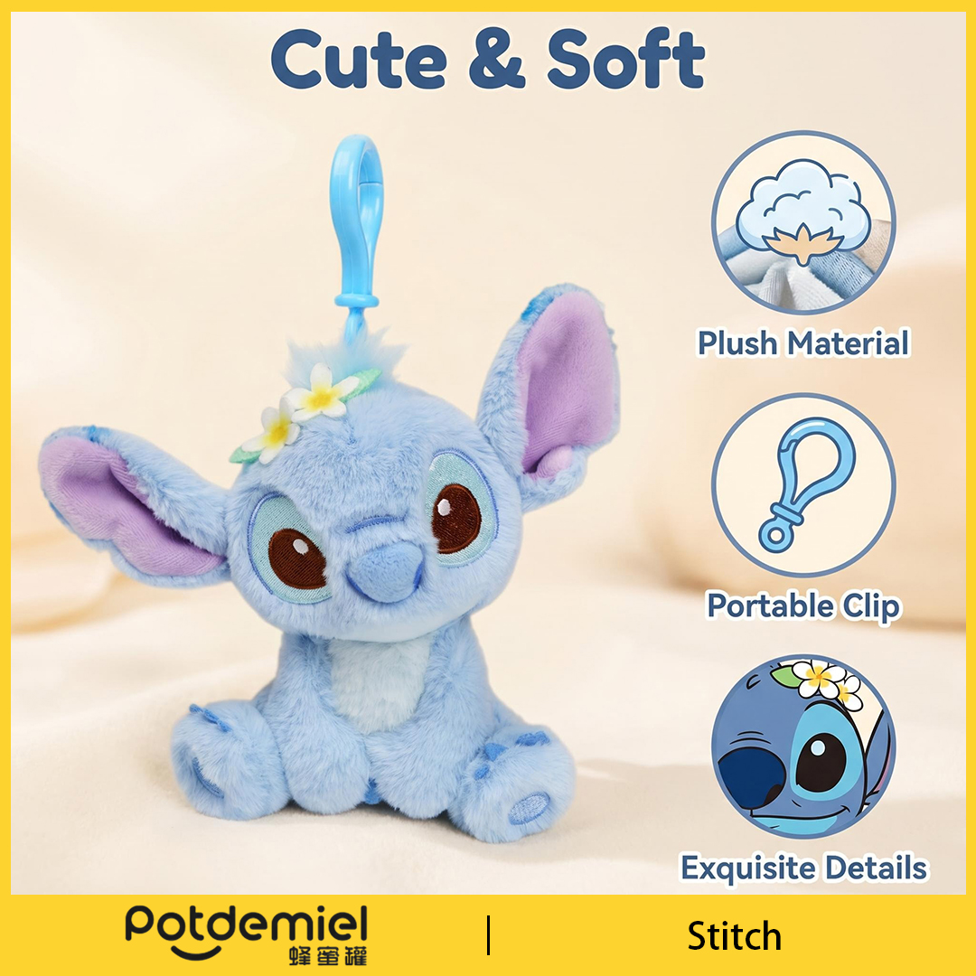 Women'S Accessories Handbags - Potdemiel Disney Stitch Plush Keychain Soft