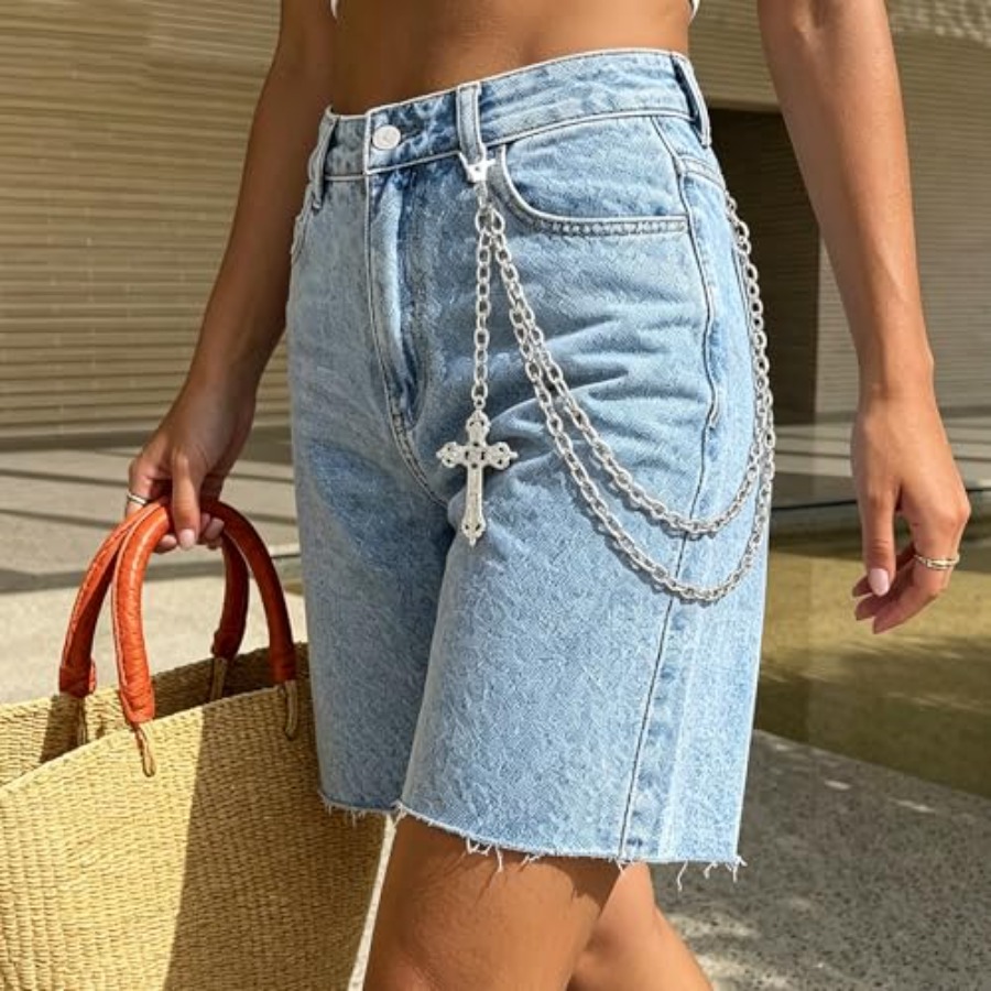 Wallet Chain for Men Women Hip - Women'S Jeans Accessories Chain recension och pris