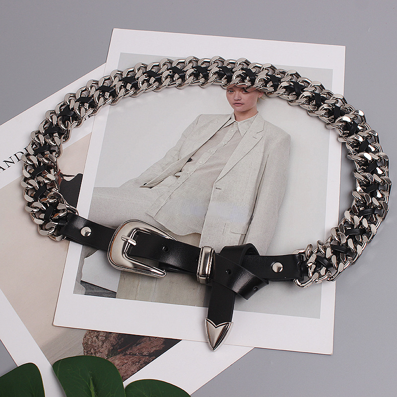 Women Hip Hop Metal Belt Fashi - Women'S Jeans Accessories Chain recension och pris