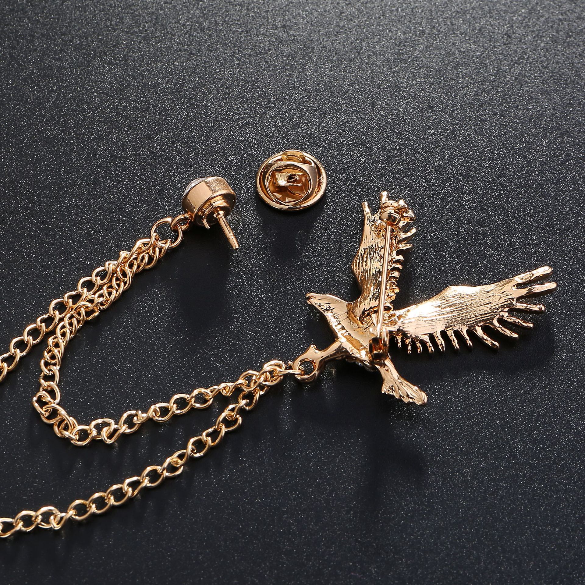 Vintage Eagle Tassel Brooch Al - Women'S Eagles Accessories recension och pris