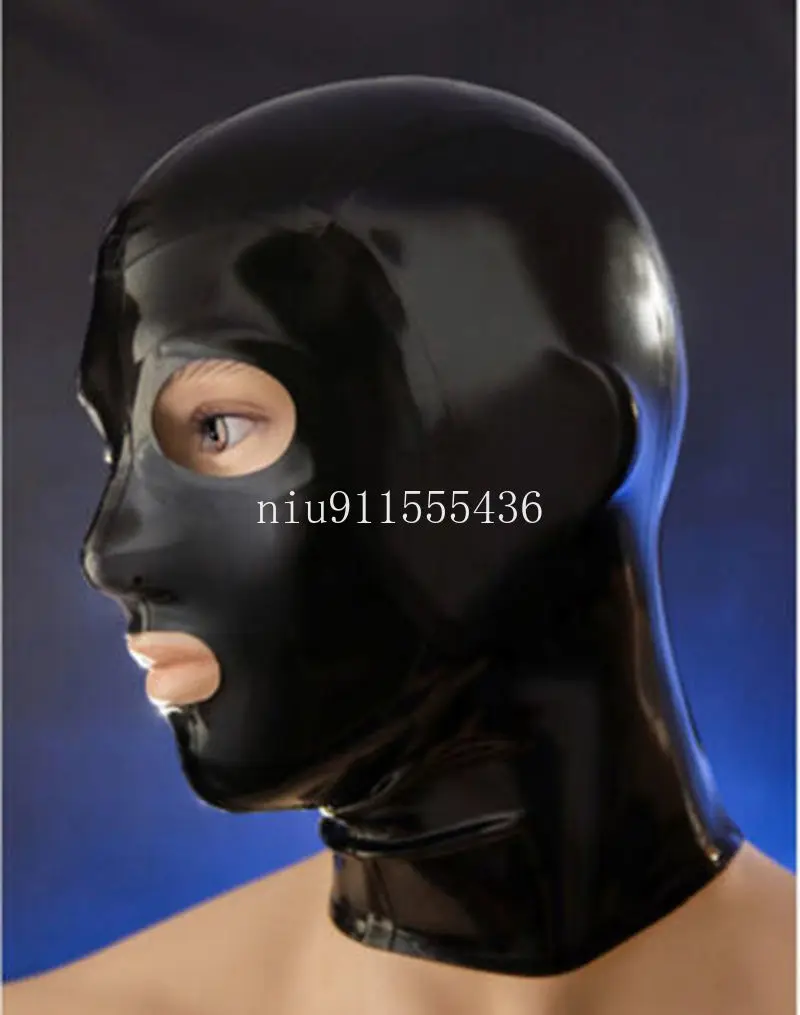 Handmade Black Latex Hoods Mas - Women Accessories For Hand recension och pris