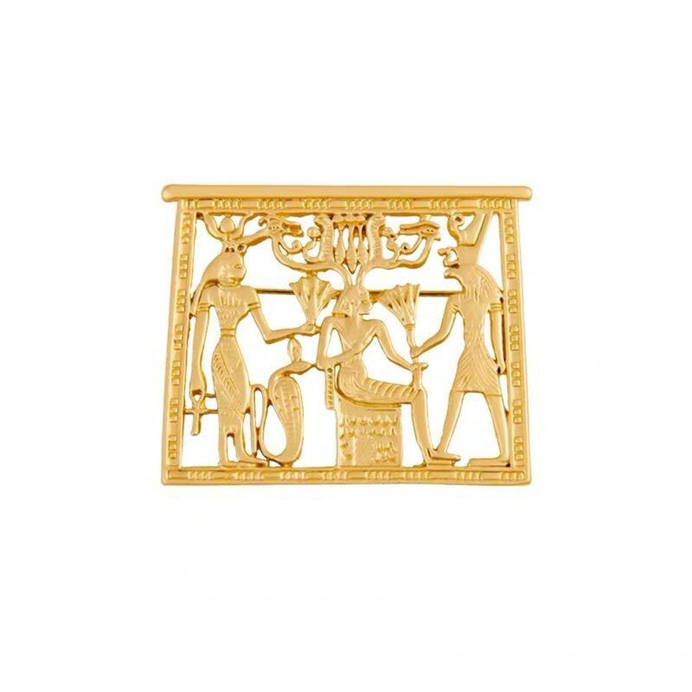 Gold Color Metal Hollow Badge  - Women Accessories Egypt recension och pris