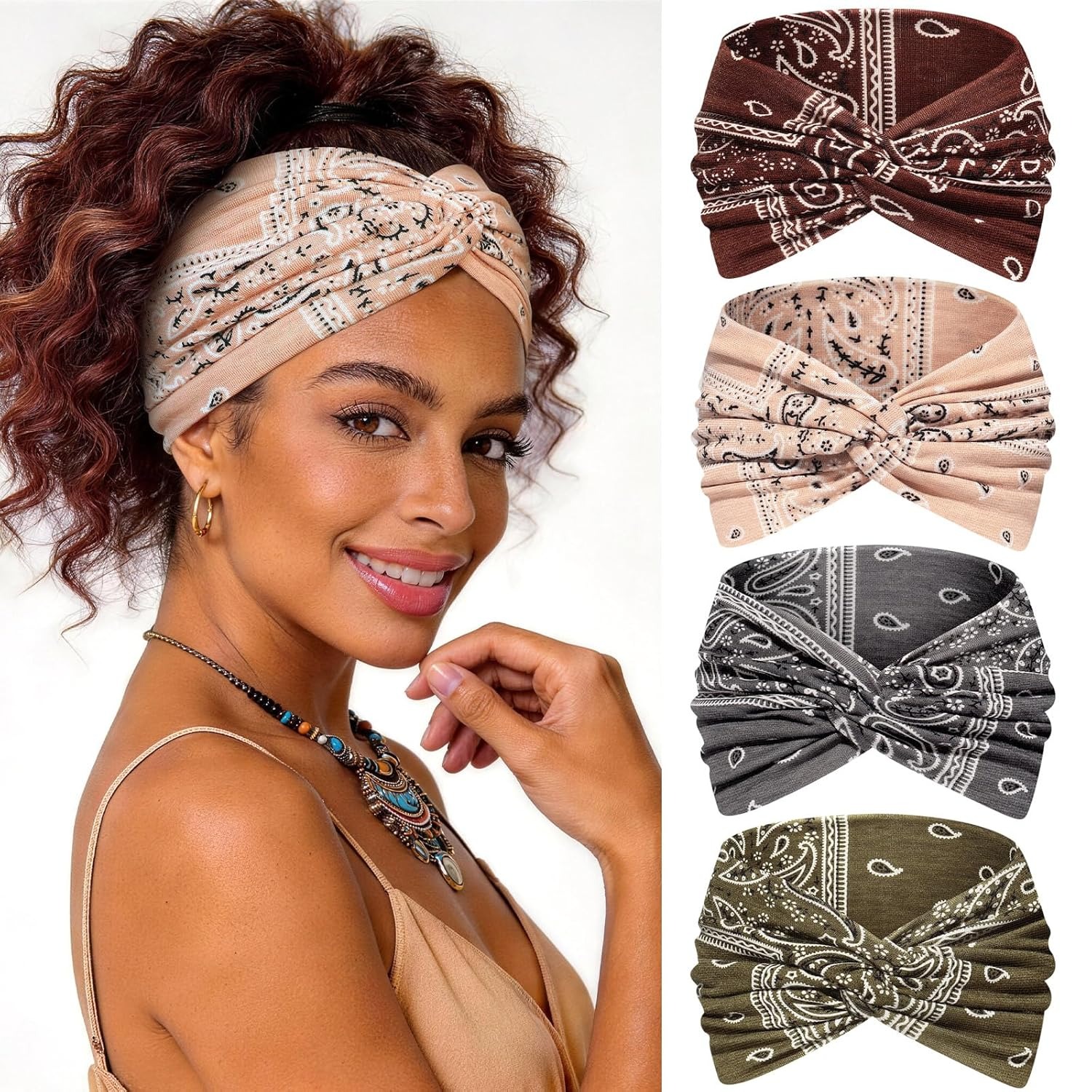 Wide Headbands for Women Non S - Women'S African Accessories recension och pris