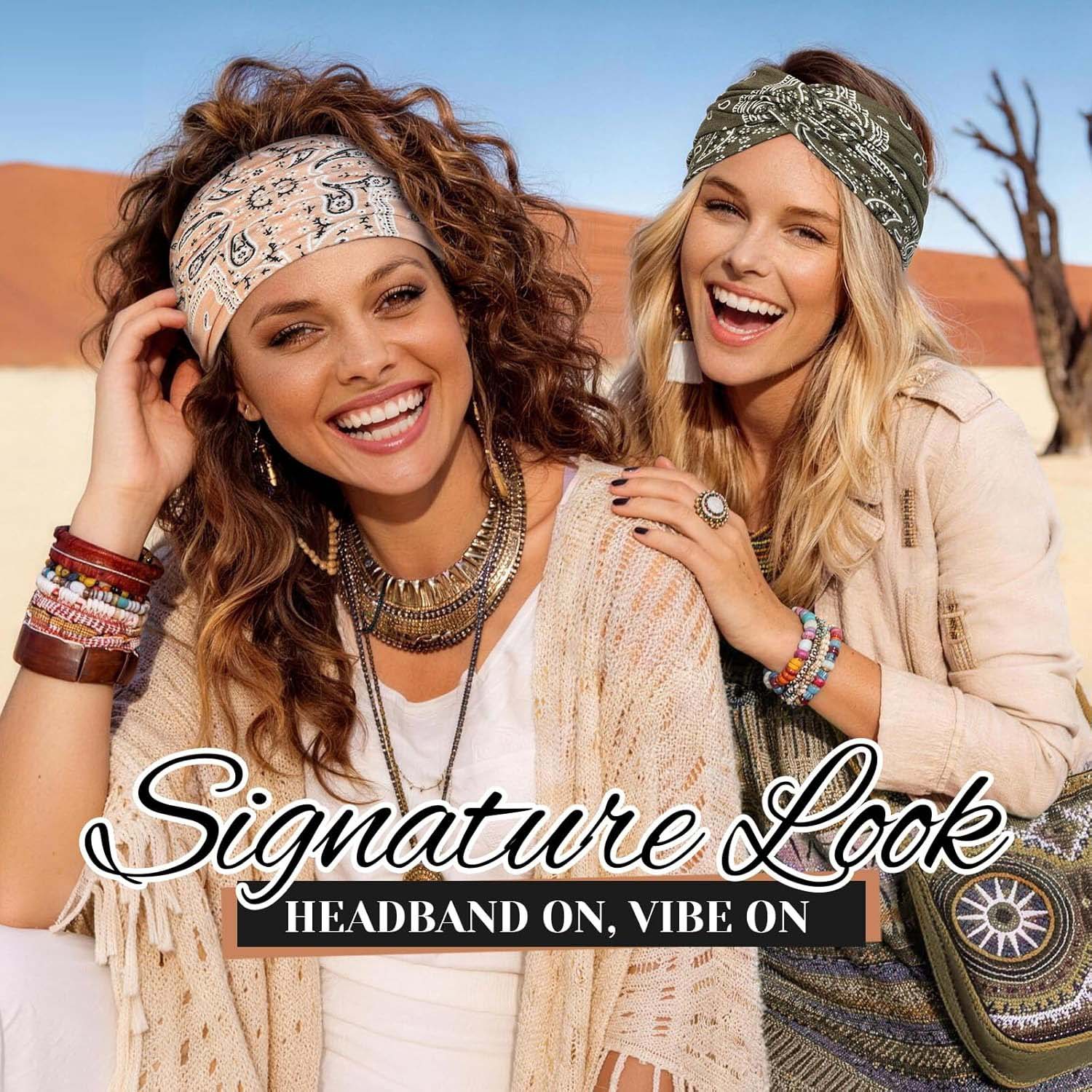 Wide Headbands for Women Non S - Women'S African Accessories recension och pris