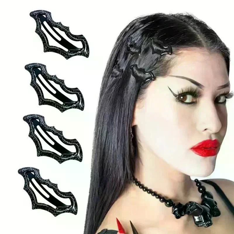 10Pcs Halloween Bat Hairpins S - Women'S Essential Accessories recension och pris