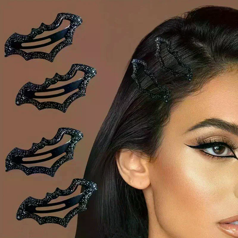 10Pcs Halloween Bat Hairpins S - Women'S Essential Accessories recension och pris