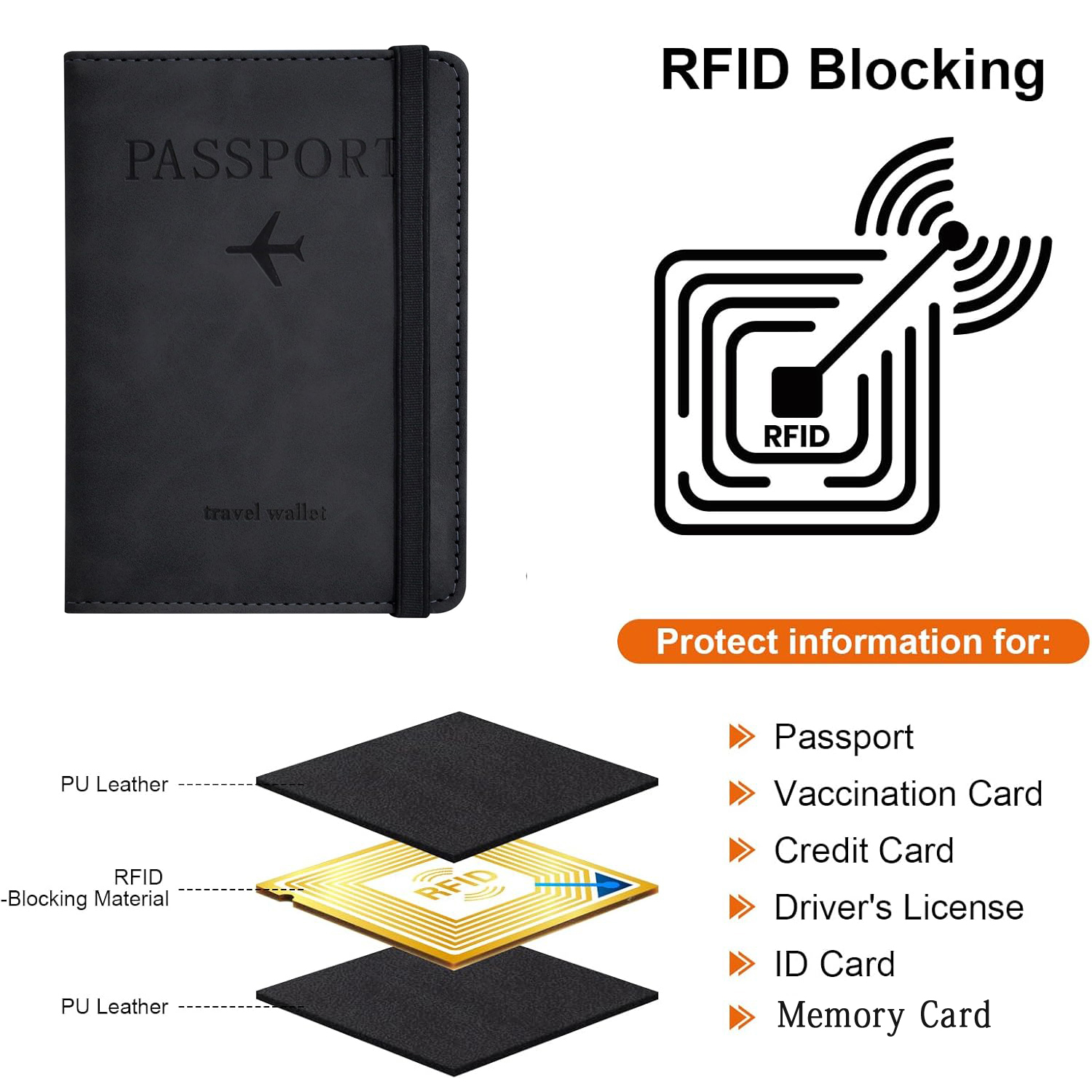 Passport Holder Wallet Cover T - Women'S Essential Accessories recension och pris