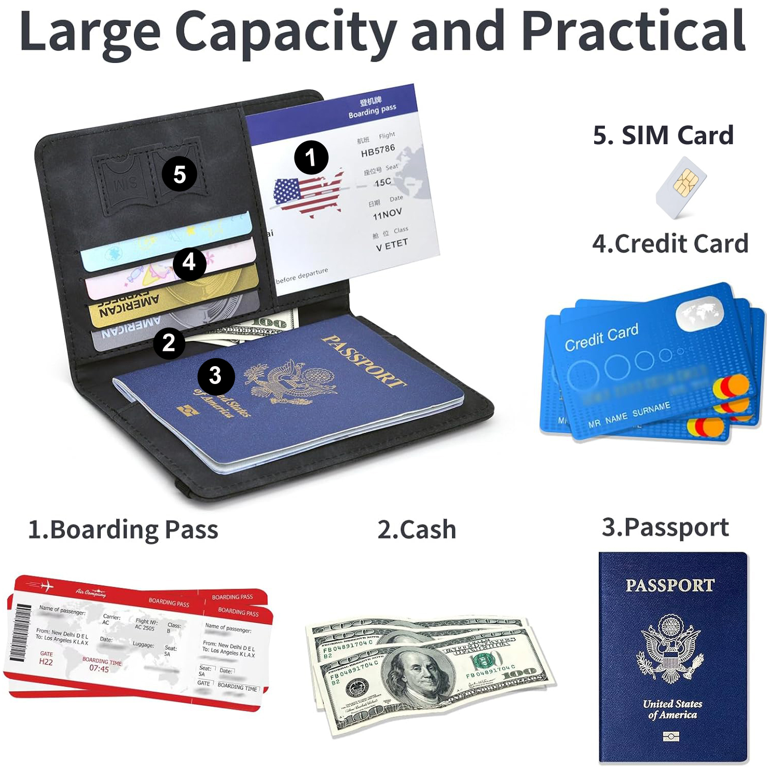 Passport Holder Wallet Cover T - Women'S Essential Accessories recension och pris