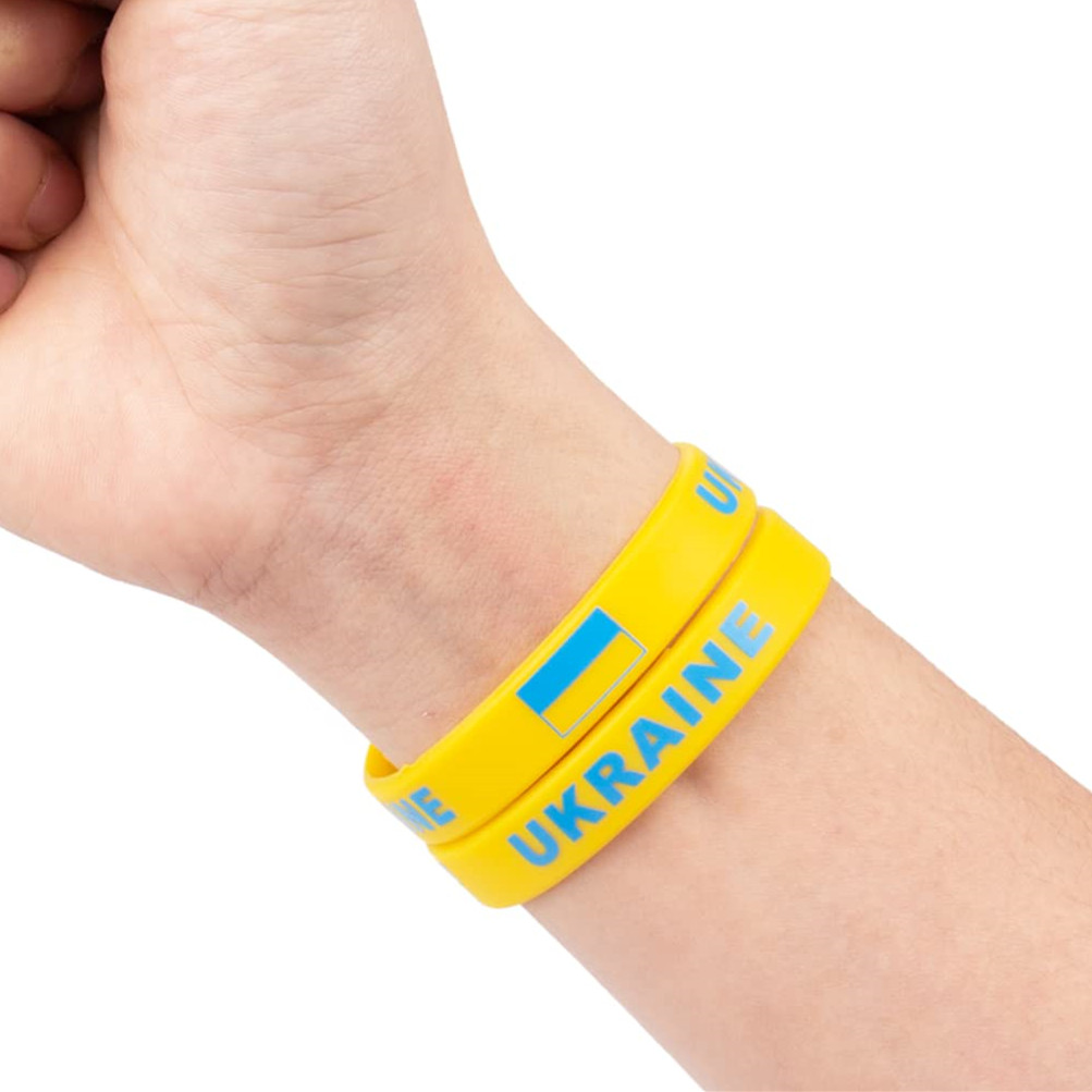 2pcs Ukraine Flag Bracelet Sil - Women'S Accessories Uk recension och pris