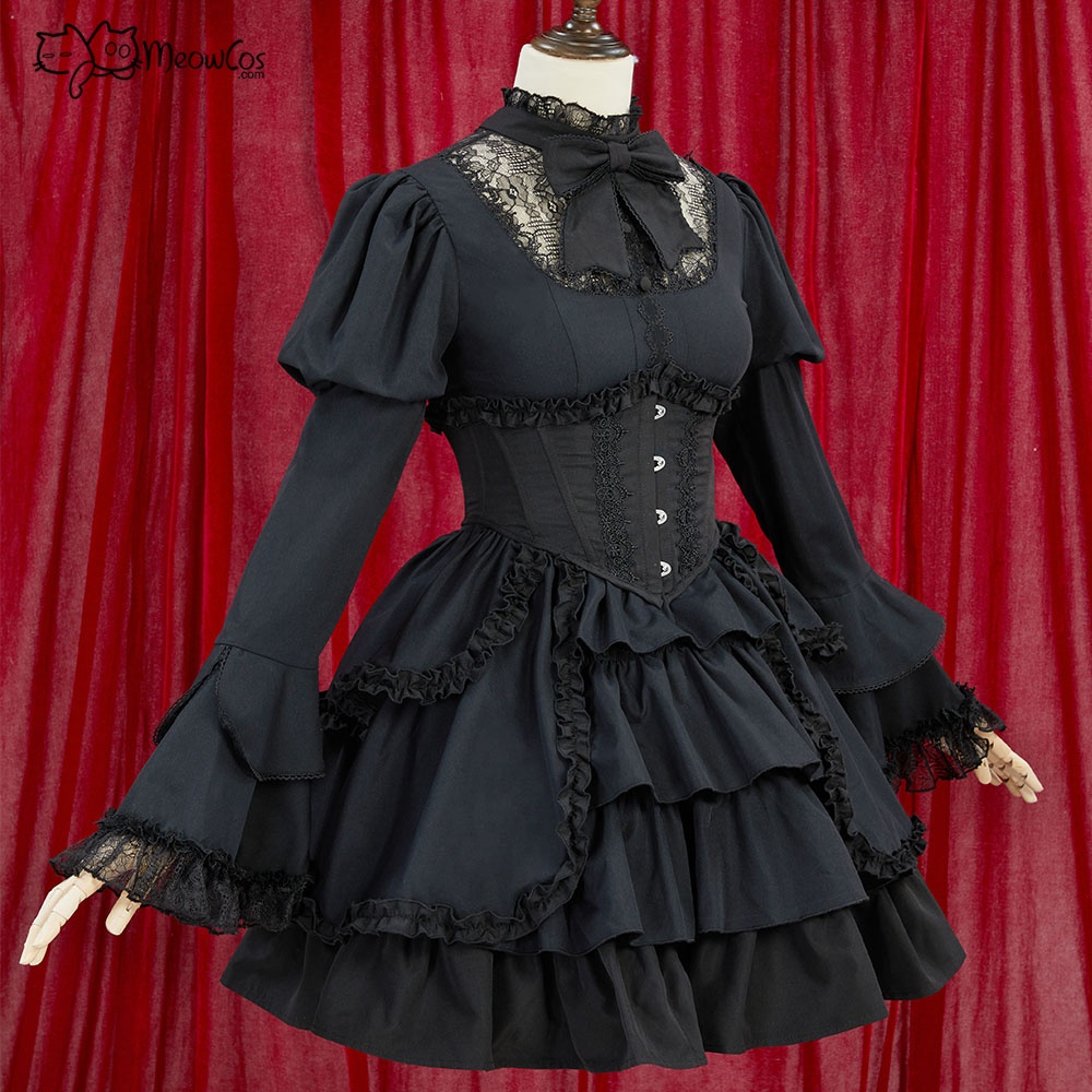 US Stock MEOWCOS Victorian Got - Layered Necklace Set recension och pris