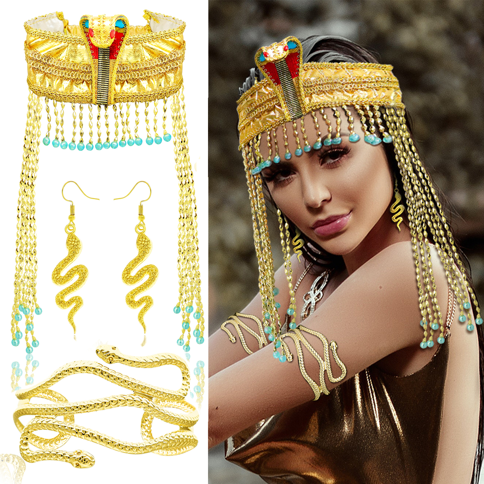 Women Snake Earring Bracelet J - Women Accessories Egypt recension och pris