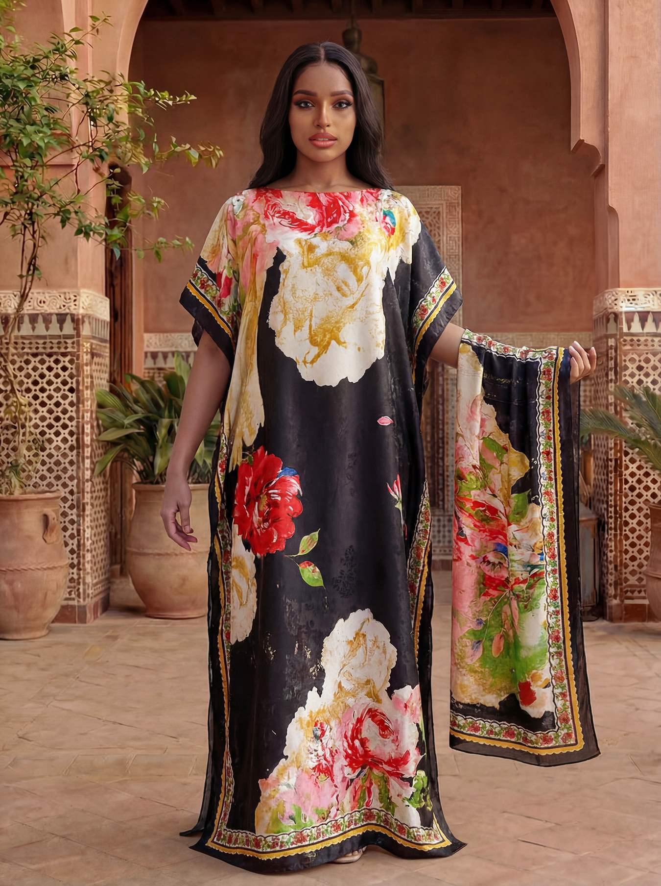 Women's Long Shawl Dubai Fashi - Women'S African Accessories recension och pris