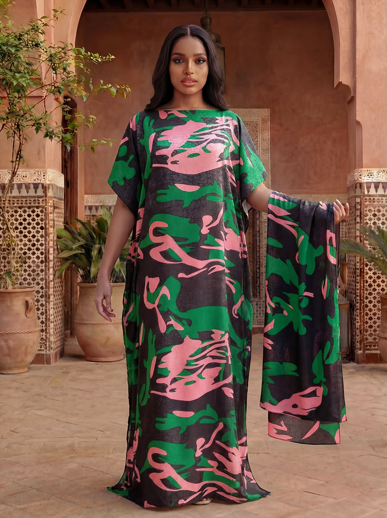 Women's Long Shawl Dubai Fashi - Women'S African Accessories recension och pris