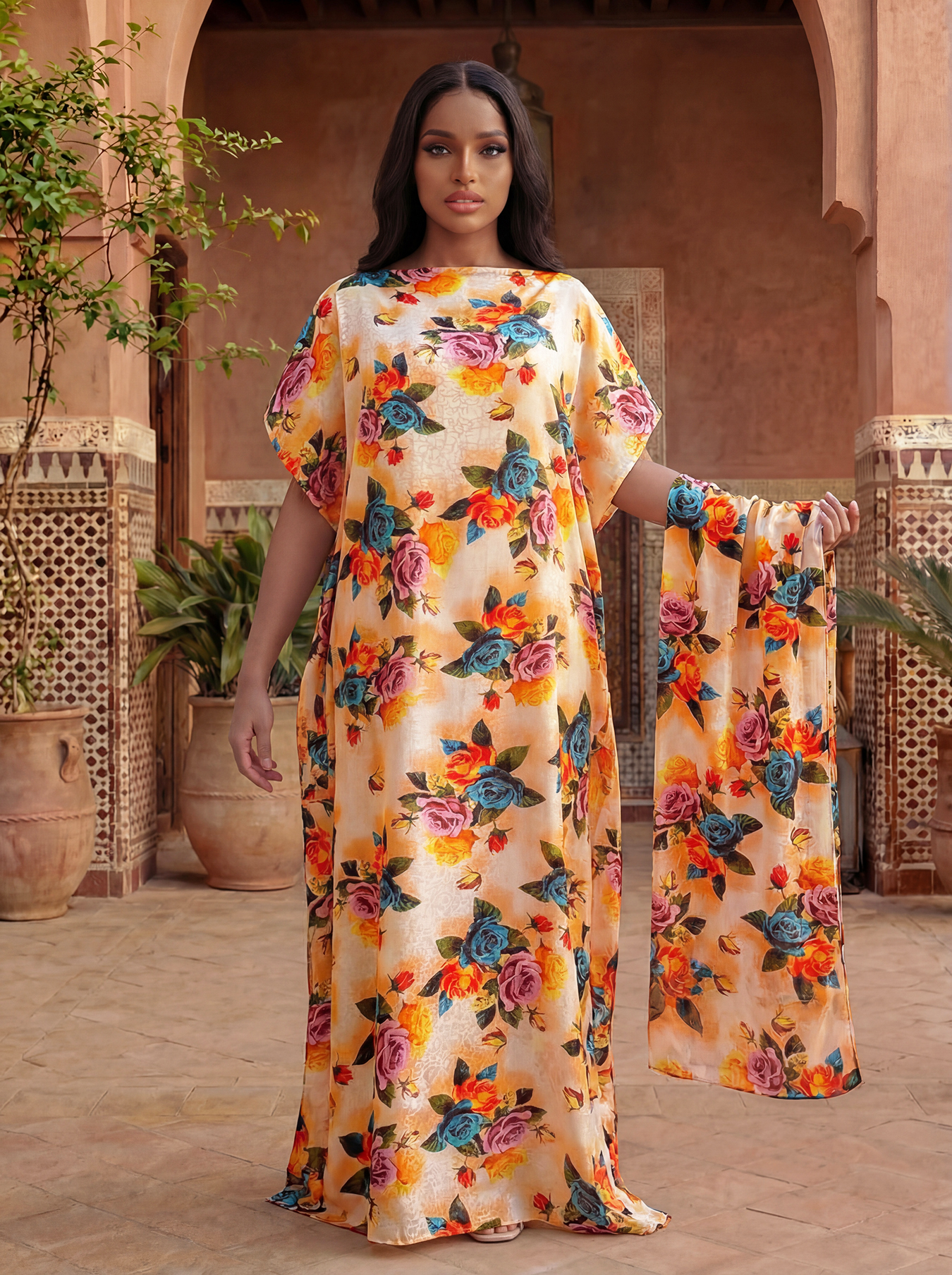 Women's Long Shawl Dubai Fashi - Women'S African Accessories recension och pris