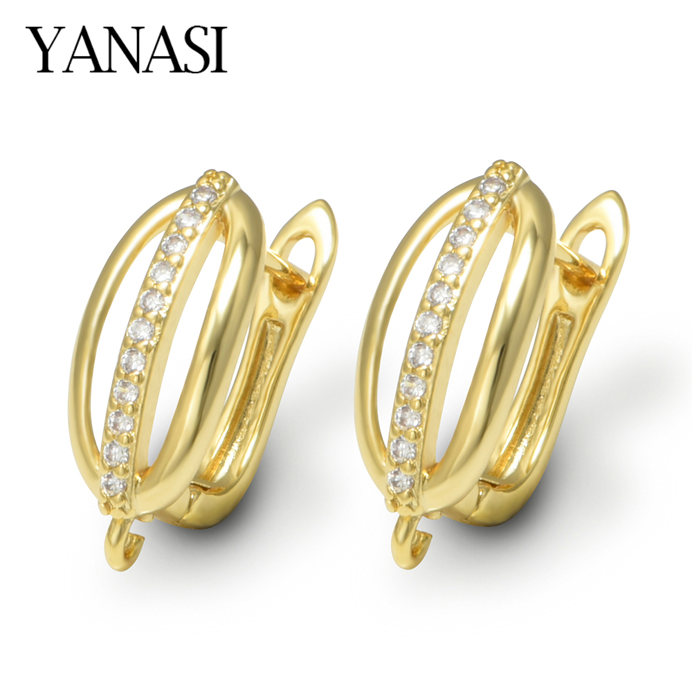 1 Pair 18K Gold Plated Brass C - Women Accessories For Hand recension och pris