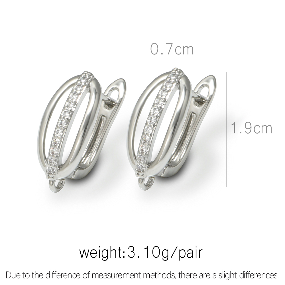 1 Pair 18K Gold Plated Brass C - Women Accessories For Hand recension och pris