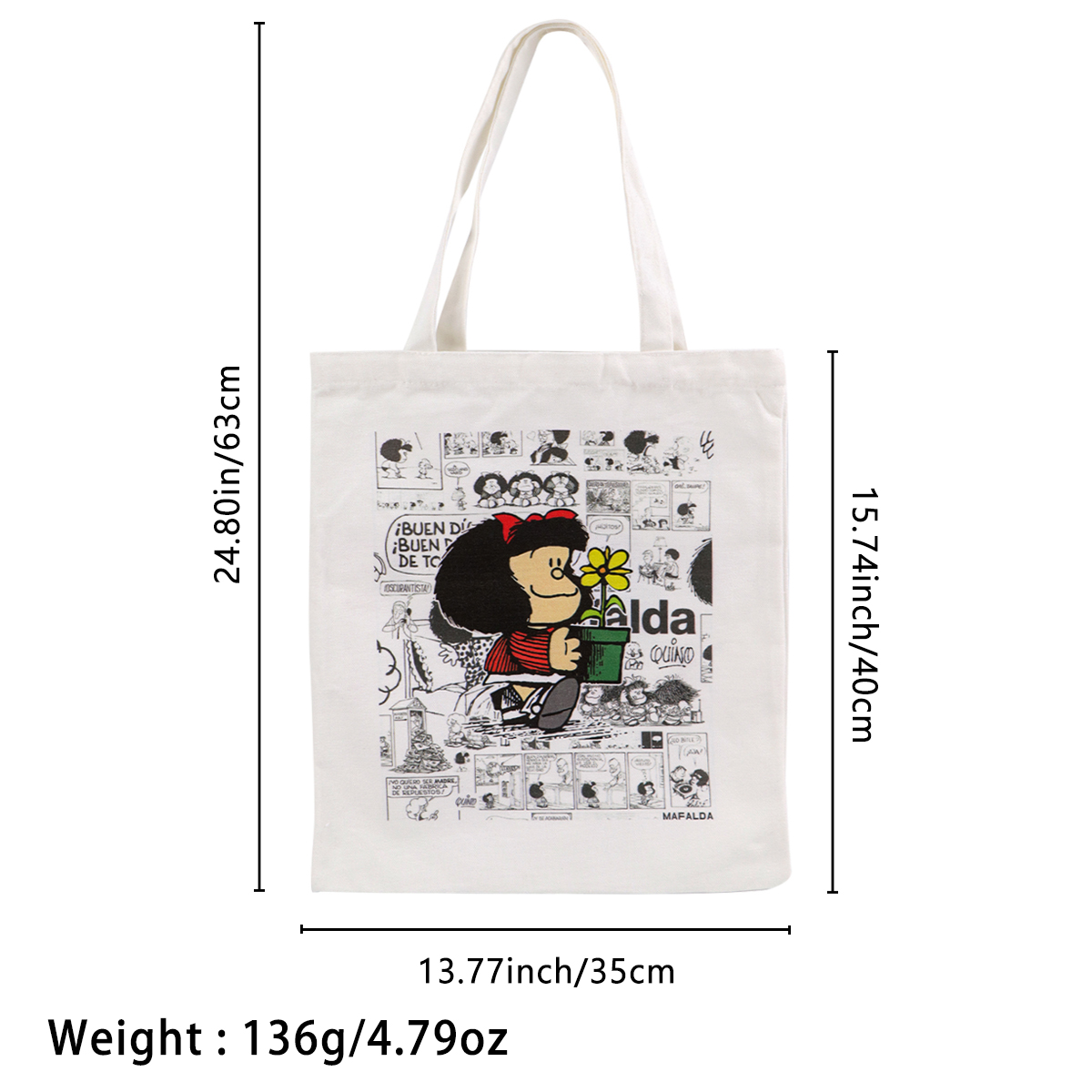 Fashion Canvas Tote Bag Women  - Women'S Accessories Handbags recension och pris