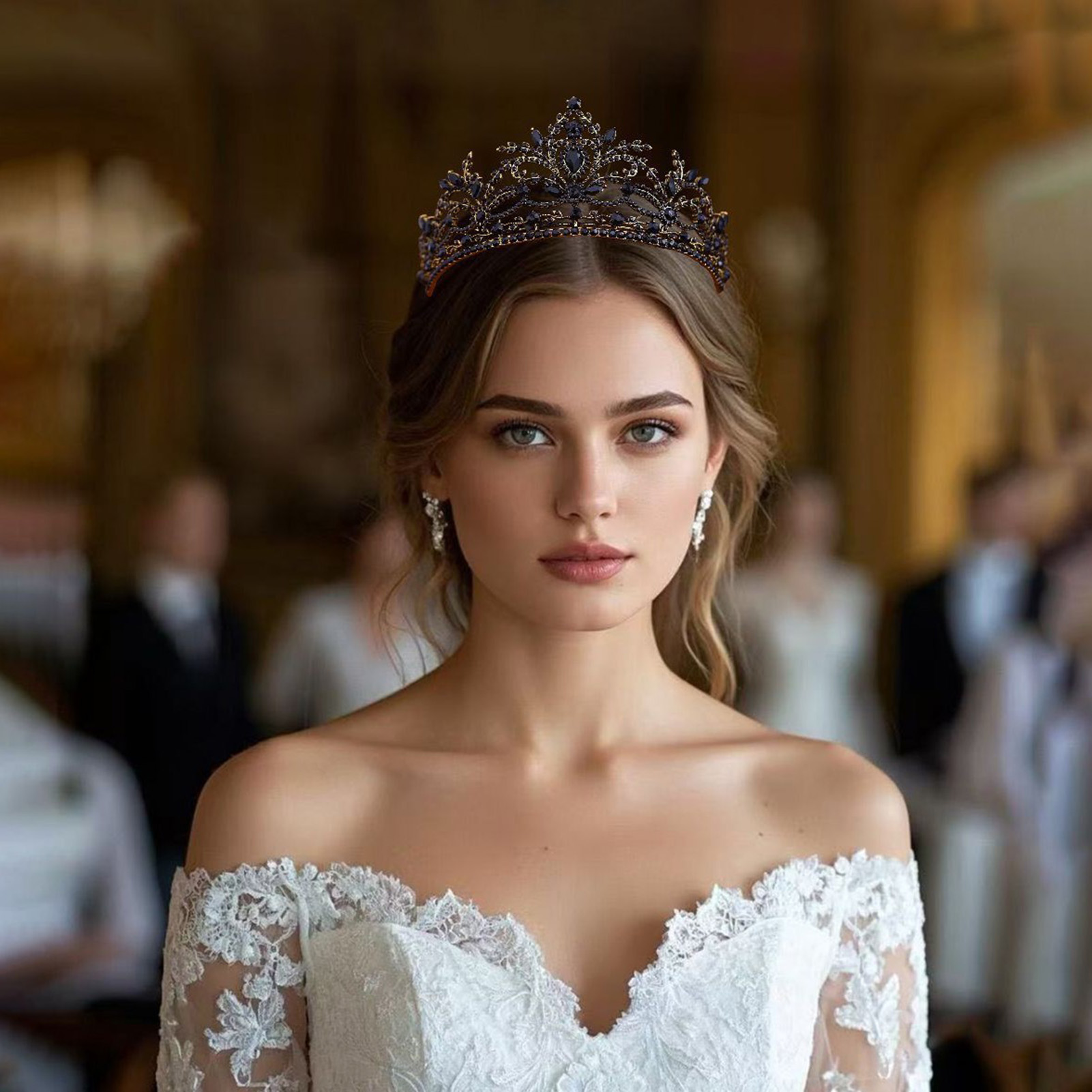 Bridal Crown Sparkling Tiara f - Women Accessories For Gift recension och pris