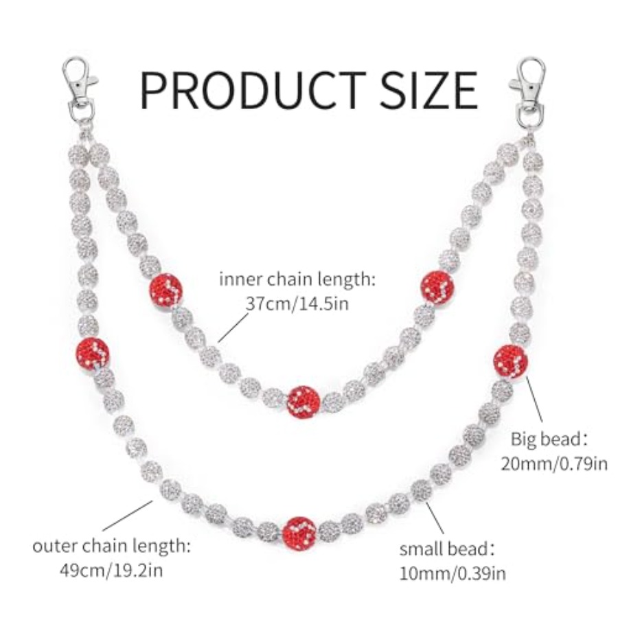 Wallet Chains for Men Layered  - Women'S Jeans Accessories Chain recension och pris