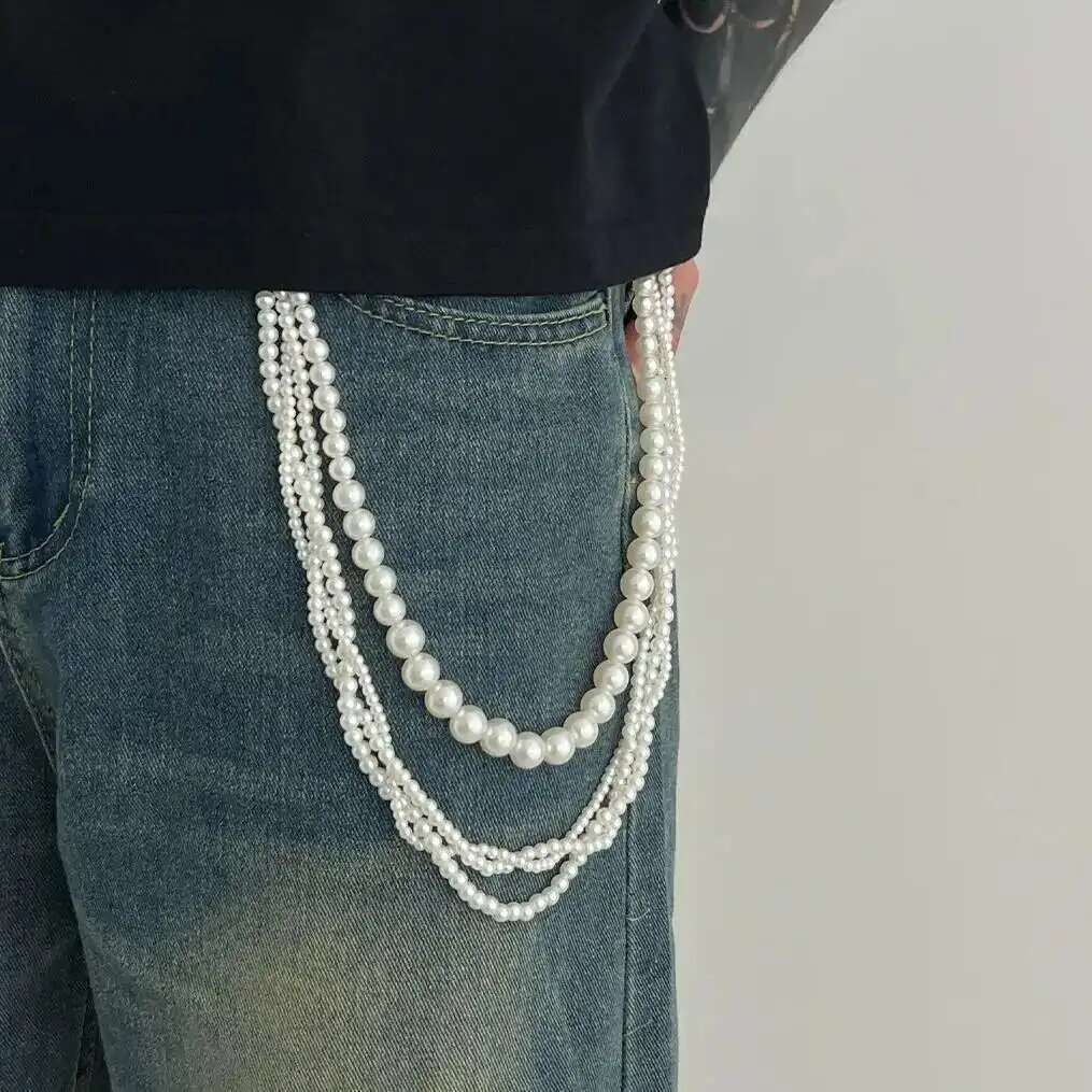 Lacteo Goth Multi Layer Imitat - Women'S Jeans Accessories Chain recension och pris