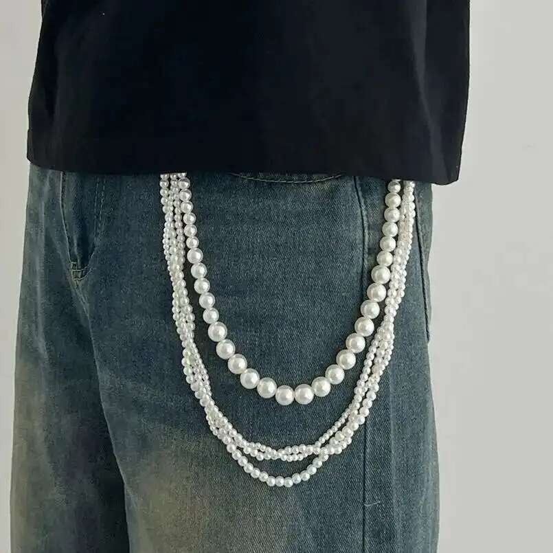 Lacteo Goth Multi Layer Imitat - Women'S Jeans Accessories Chain recension och pris