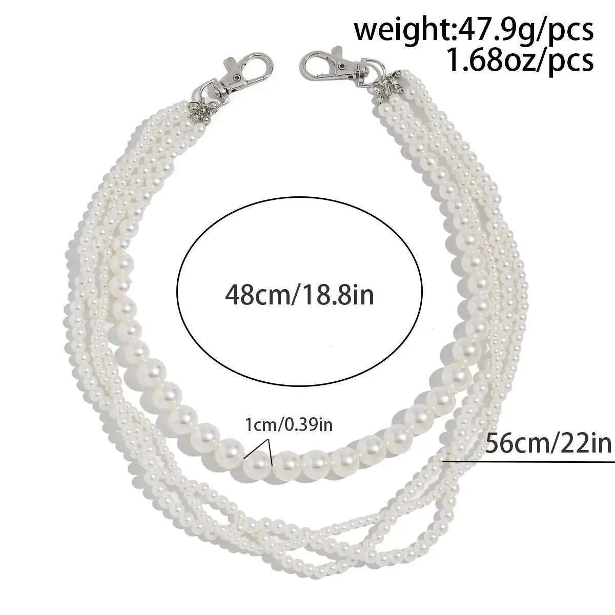 Lacteo Goth Multi Layer Imitat - Women'S Jeans Accessories Chain recension och pris