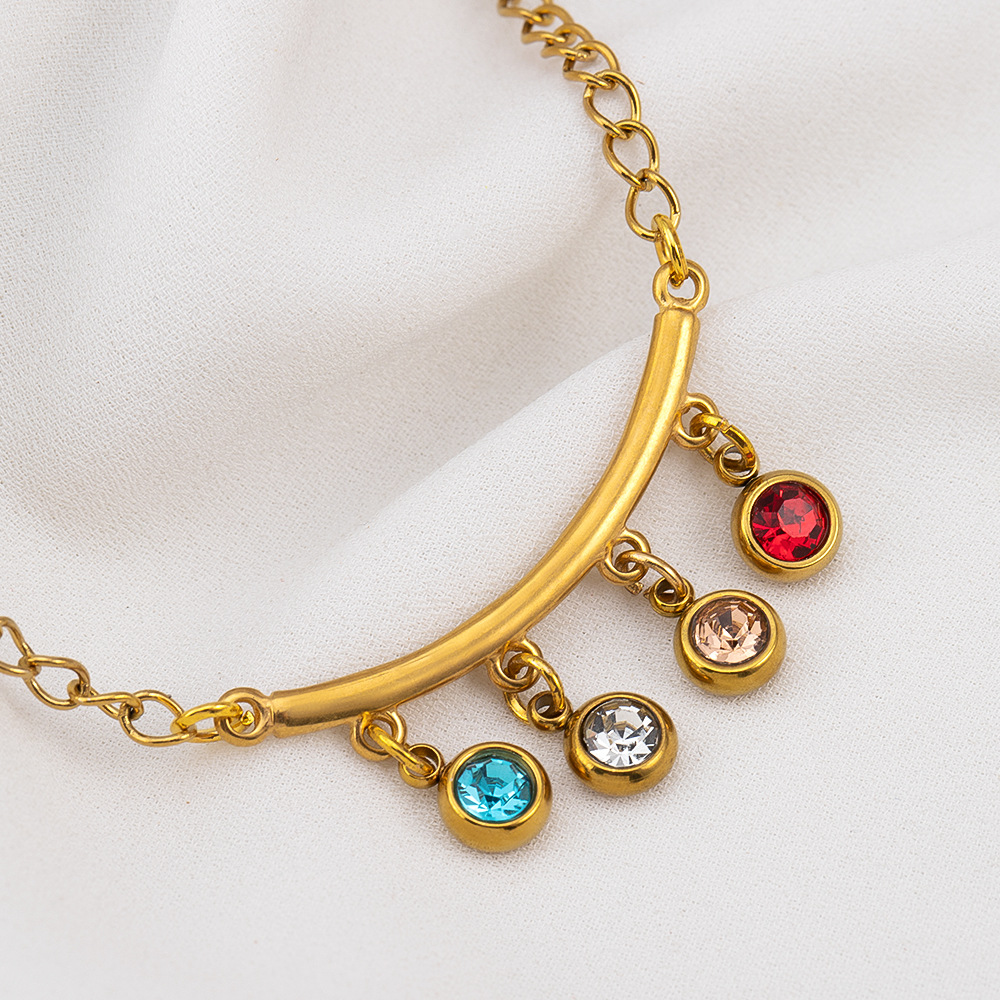 2 3 4 5 Loops Stainless Steel  - Layered Necklace Set recension och pris