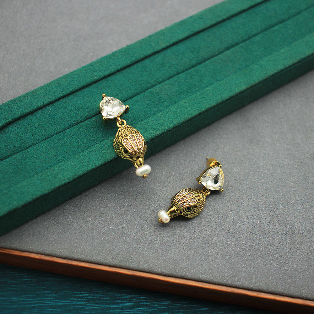 Vintage Eagle Head Stud Earrin - Women'S Eagles Accessories recension och pris