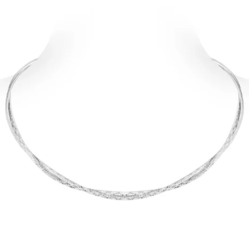 BELLUX Choker 925 Silver Synth - Layered Necklace Set recension och pris