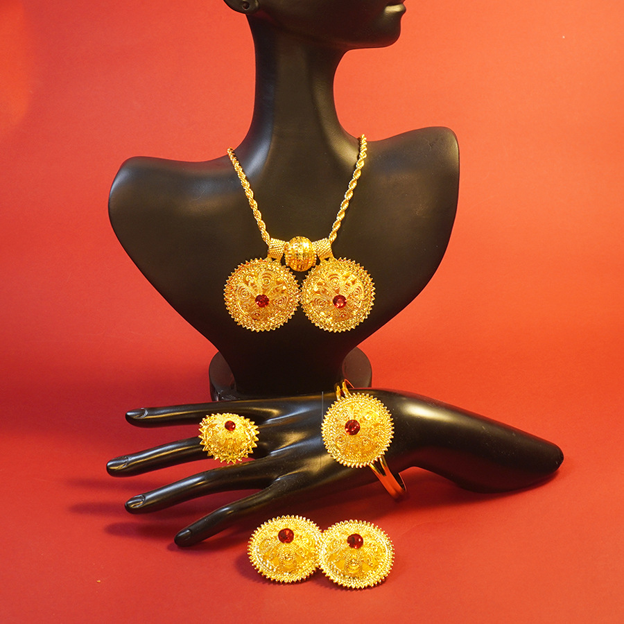 9999 gold fashionable Ethiopia - Women'S African Accessories recension och pris