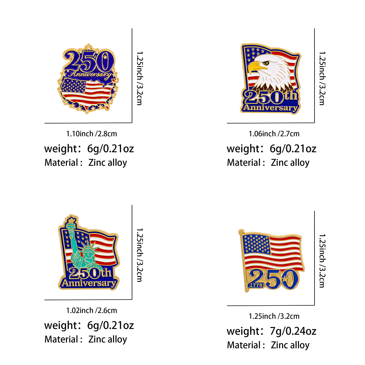The United States 250th Annive - Women'S Eagles Accessories recension och pris