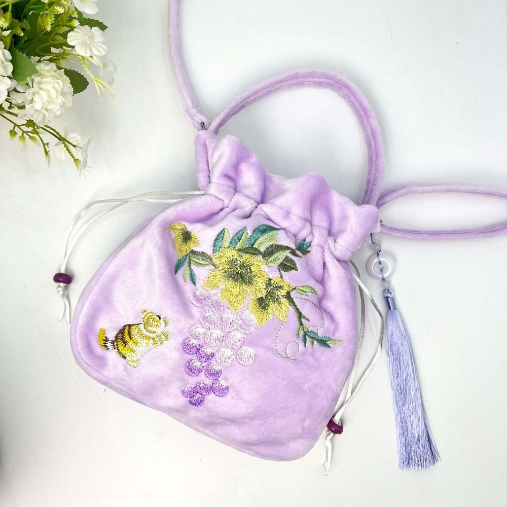 Ethnic Style Embroidery Drawst - Women'S Accessories Handbags recension och pris