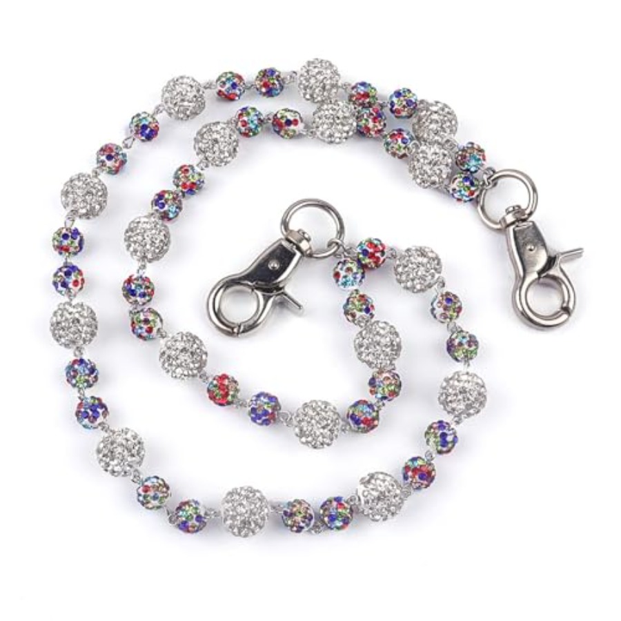 Sparkly Ceramic Beads Waist Ch - Women'S Jeans Accessories Chain recension och pris