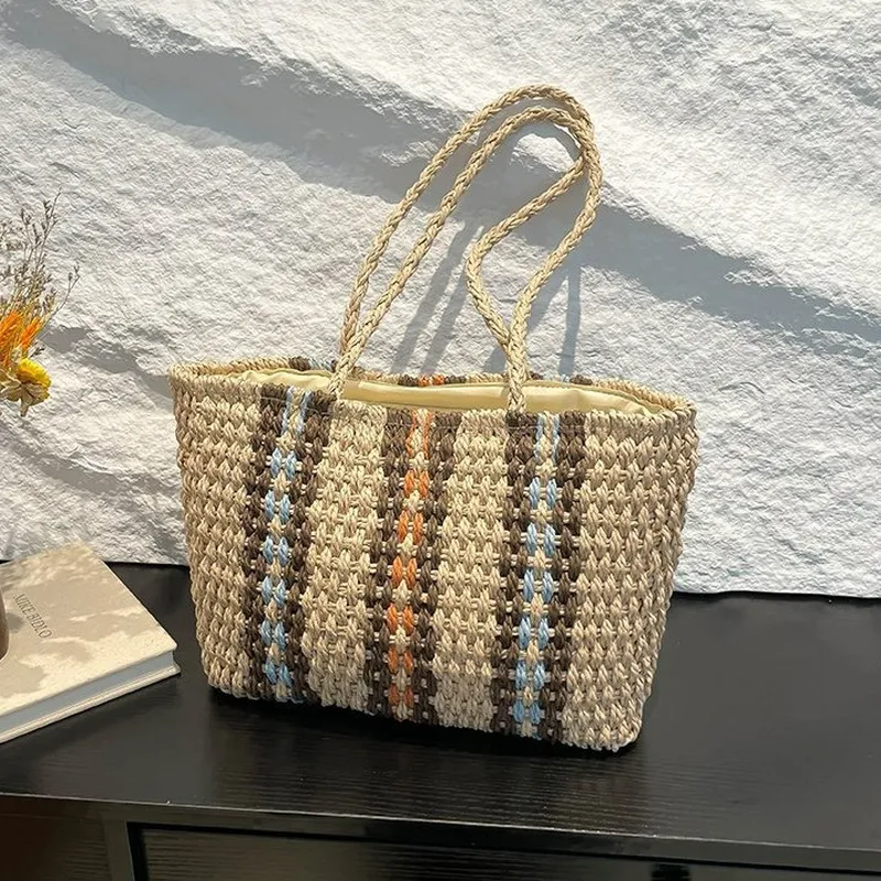 Straw Tote Bag Women One-Shoul - Women Accessories For Hand recension och pris