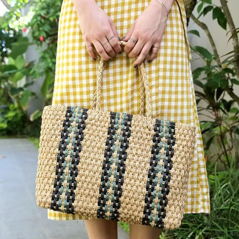 Straw Tote Bag Women One-Shoul - Women Accessories For Hand recension och pris
