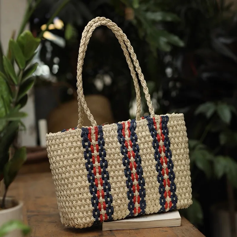 Straw Tote Bag Women One-Shoul - Women Accessories For Hand recension och pris