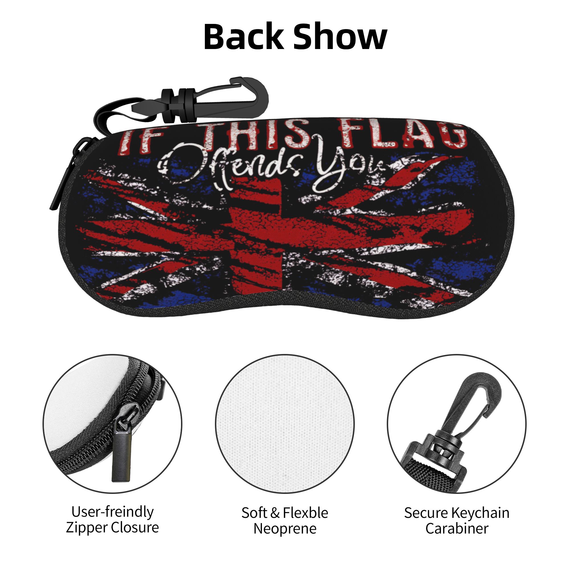 British flag UK Glasses Case M - Women'S Accessories Uk recension och pris