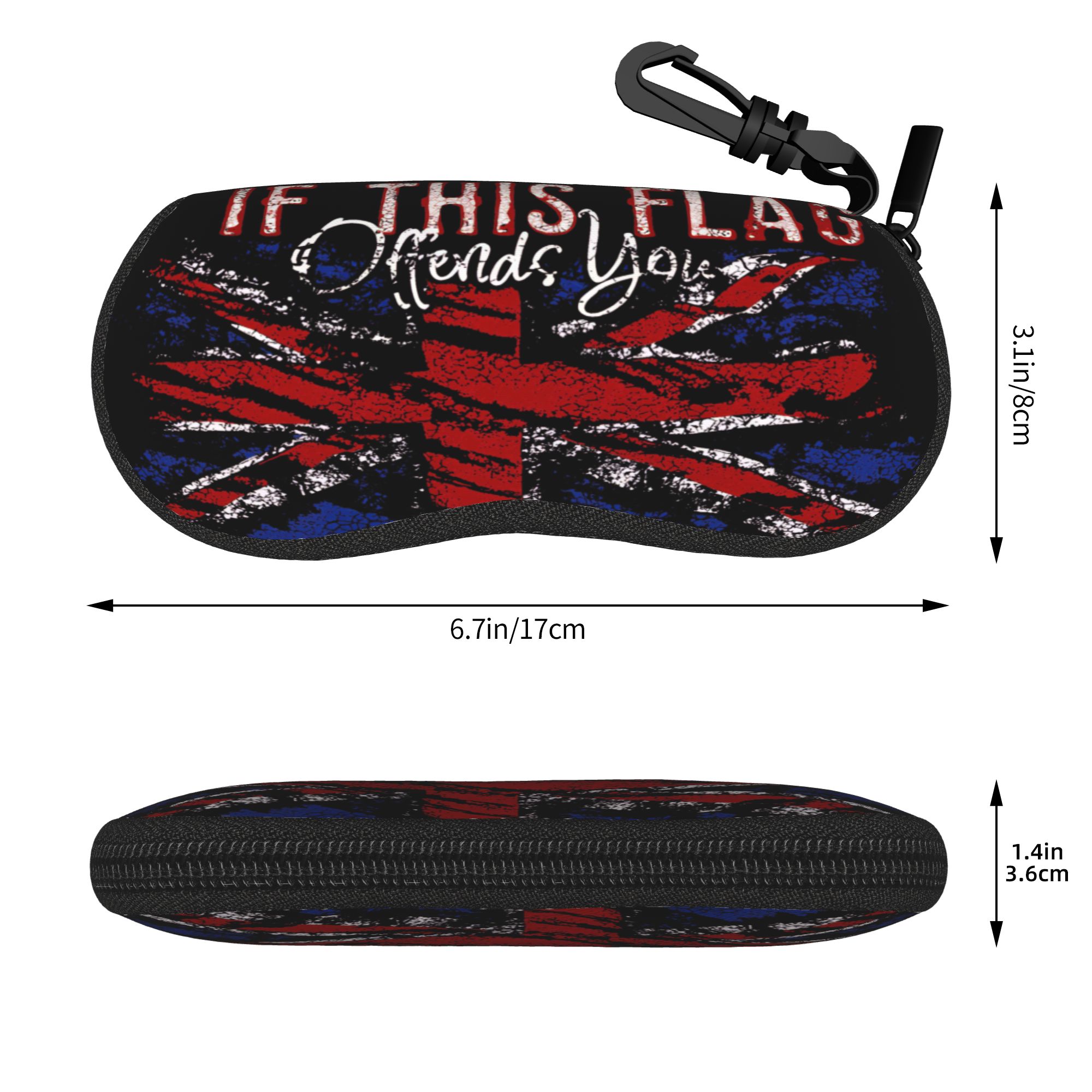 British flag UK Glasses Case M - Women'S Accessories Uk recension och pris