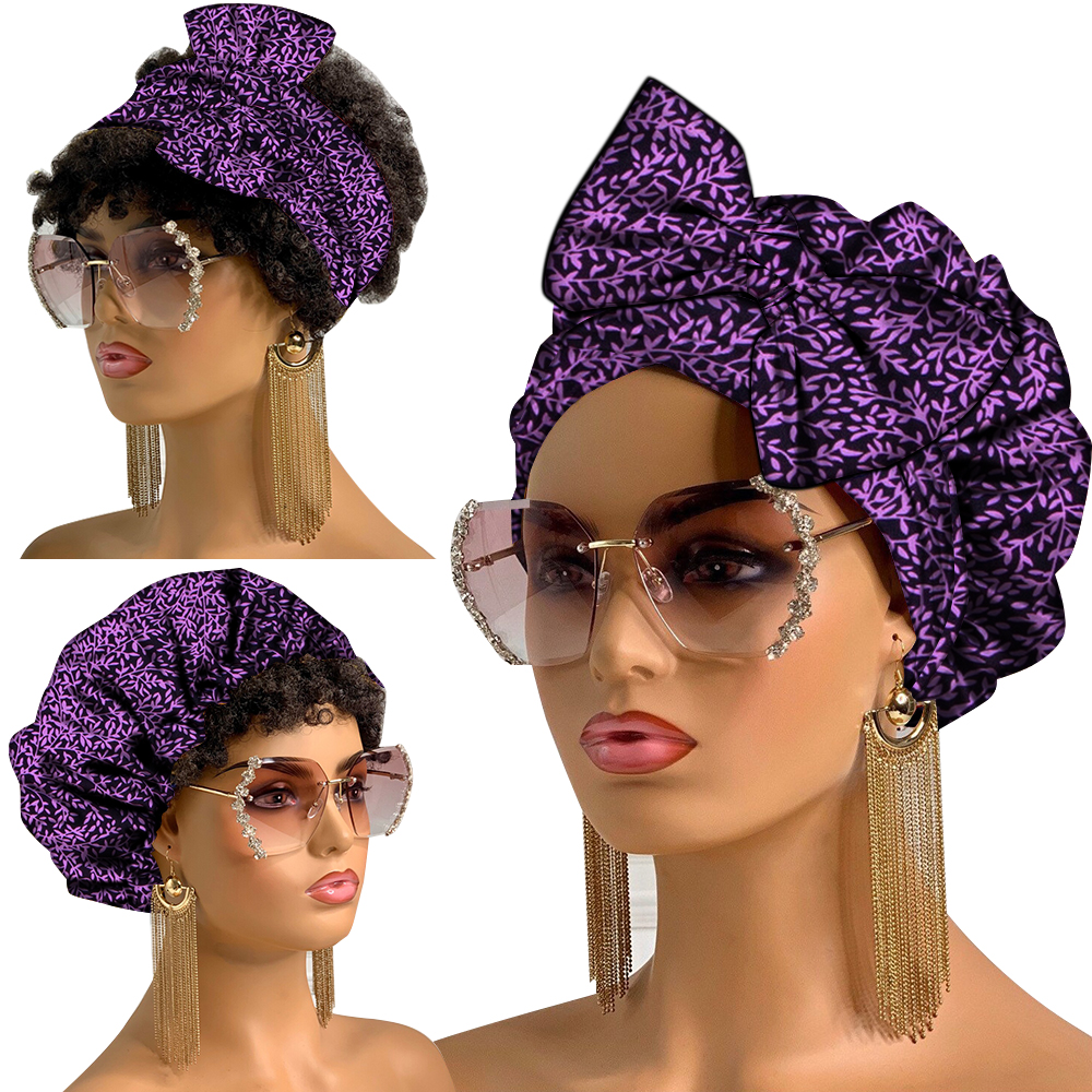 African Turban Cap with Ties A - Women'S African Accessories recension och pris