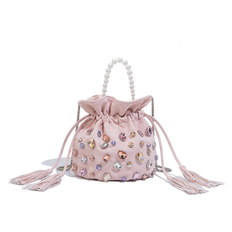 High-End Diamond Inlaid Pearl  - Women'S Accessories Handbags recension och pris