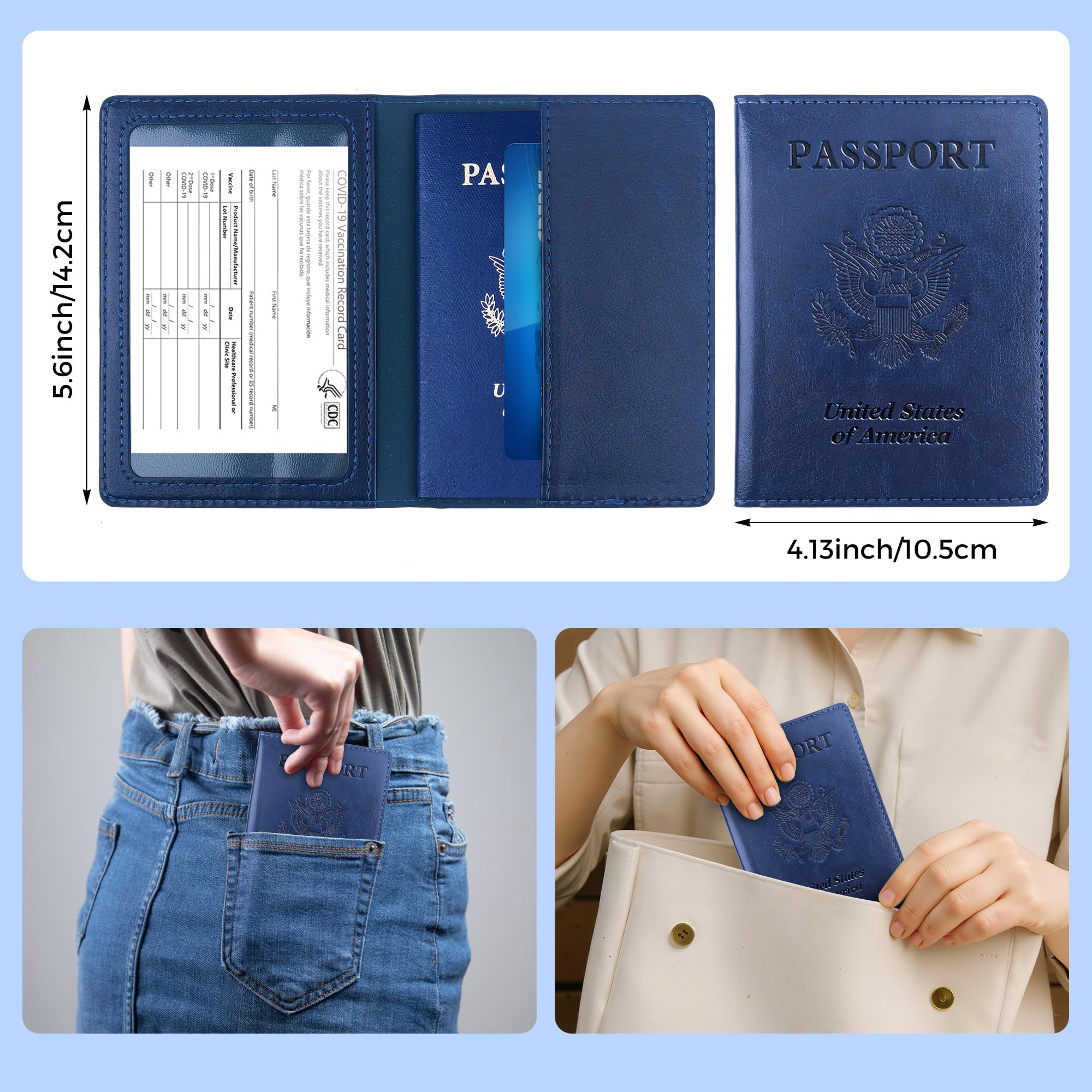 Passport Holder for Travel Men - Women'S Essential Accessories recension och pris