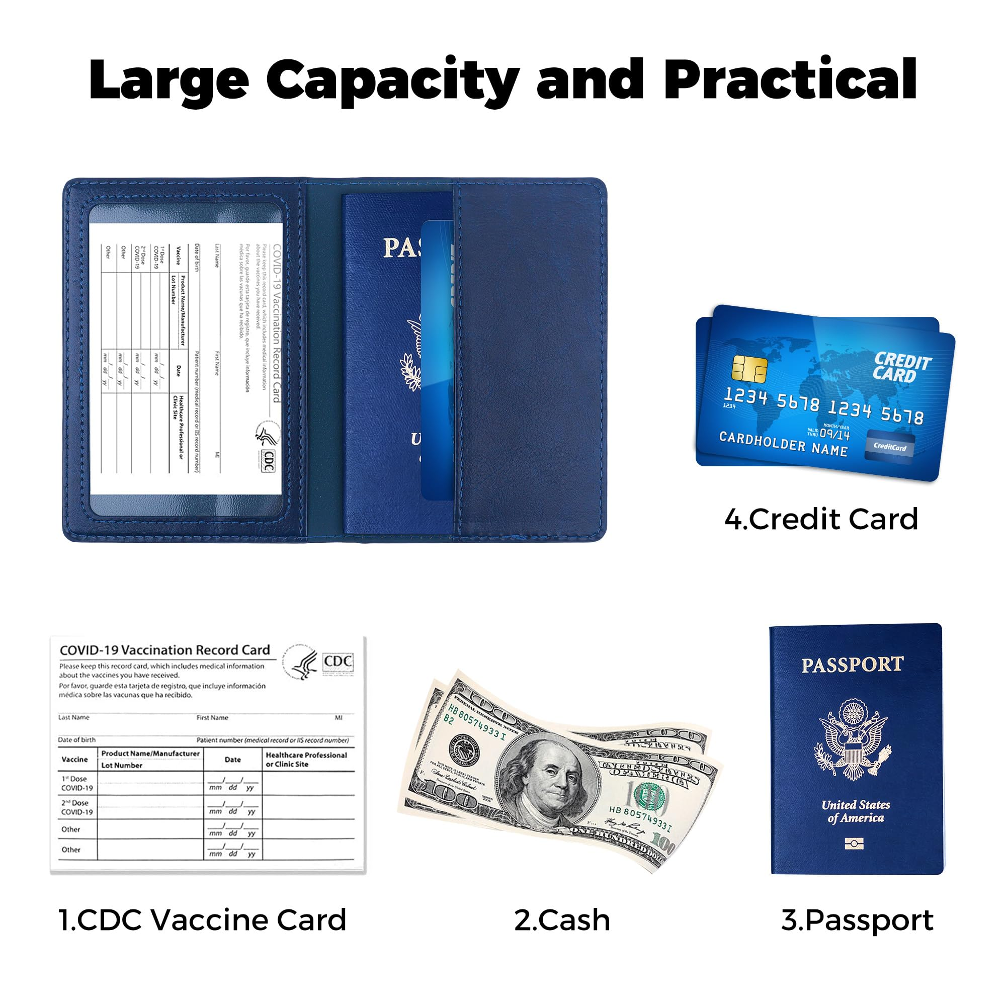 Passport Holder for Travel Men - Women'S Essential Accessories recension och pris