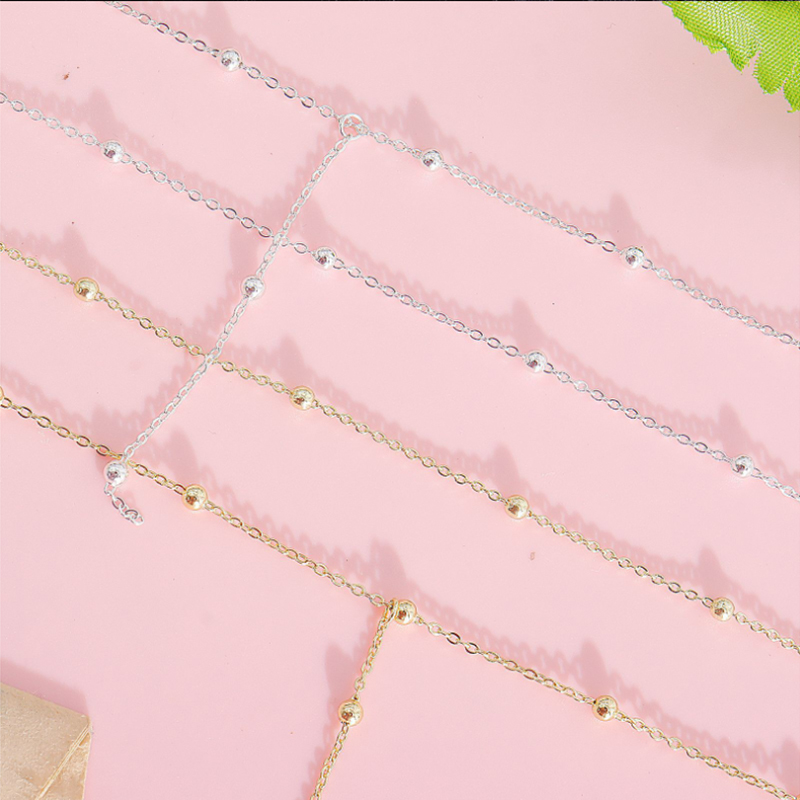 New Trendy 925 Sterling Silver - Layered Necklace Set recension och pris