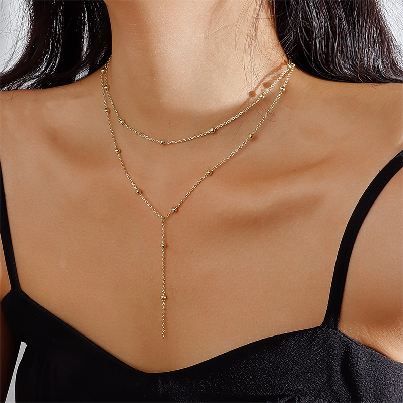New Trendy 925 Sterling Silver - Layered Necklace Set recension och pris