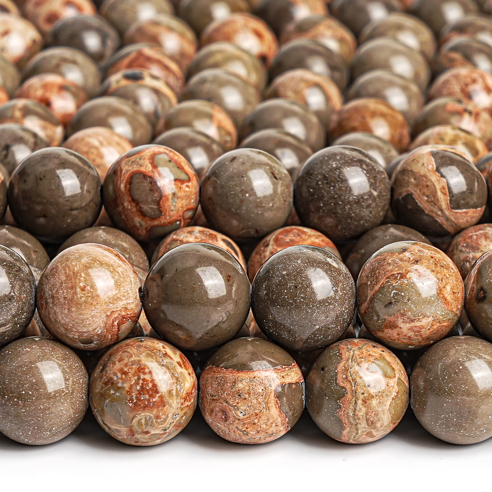 8/10mm Natural Stone Beads Afr - Women'S African Accessories recension och pris