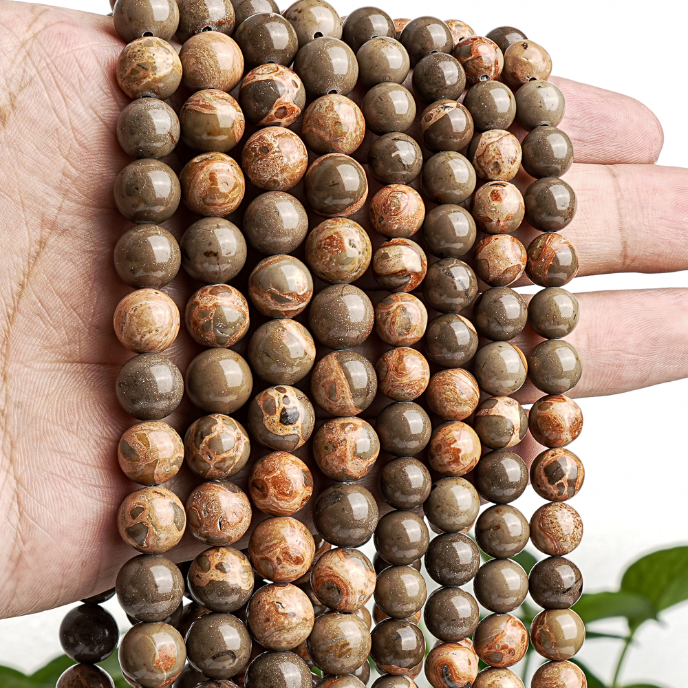 8/10mm Natural Stone Beads Afr - Women'S African Accessories recension och pris