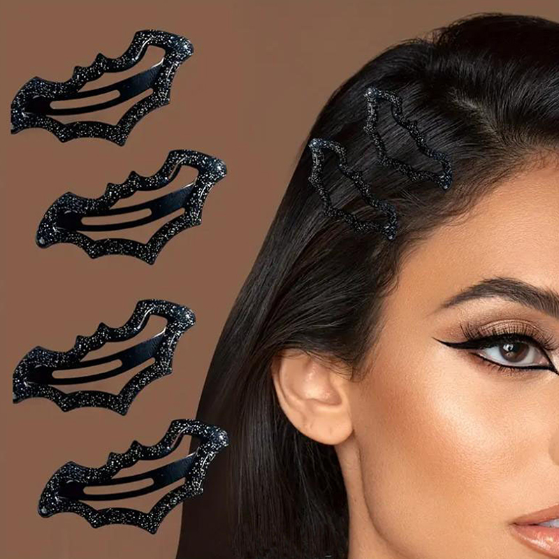 10Pcs Halloween Bat Hairpins S - Women'S Essential Accessories recension och pris