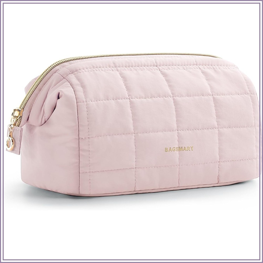 Puffy Makeup Bag Travel Toilet - Women Accessories Organizer recension och pris